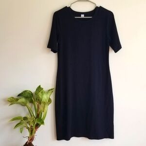 Old Navy Whimsygoth Black Midi Dress Sz Medium